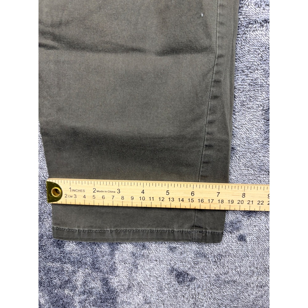 Sonoma Utility Pants Women 14 Green Goods For Life Straight Leg Cotton Stretch - Picture 5 of 8